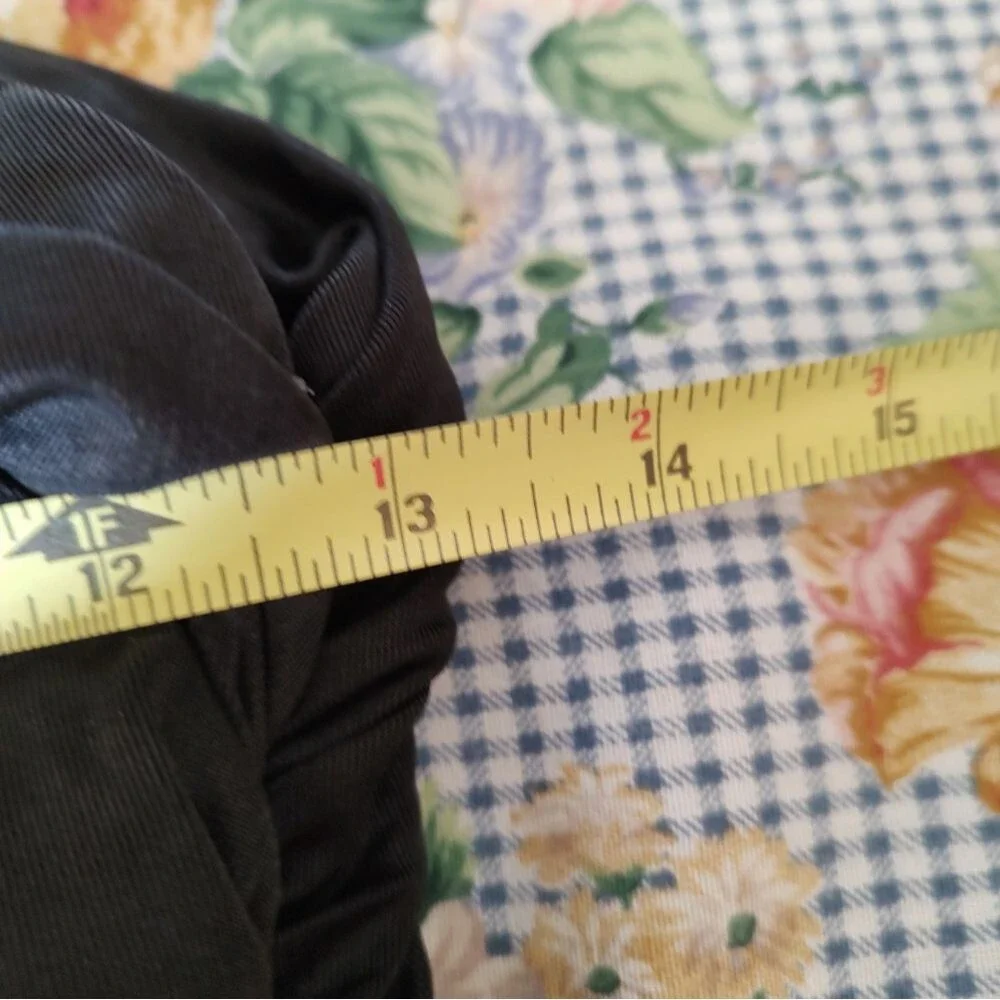 Dress the Population Black One-Shoulder Asymmetrical Ruched Satin Mini Dress S - Picture 8 of 9